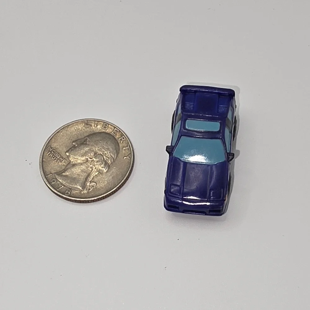 Vintage 1994 Micro Machines Dark Blue Fiero LGT Galoob Miniature Toy Car‎